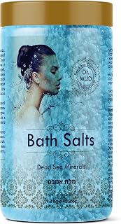 Natural Dead Sea Salt 100% Mineral-Rich Bath Soak, More Minerals Than Epsom Salt, Deep Relaxation, Detox, Exfoliates & Softens Skin, Helps Psoriasis, Eczema
