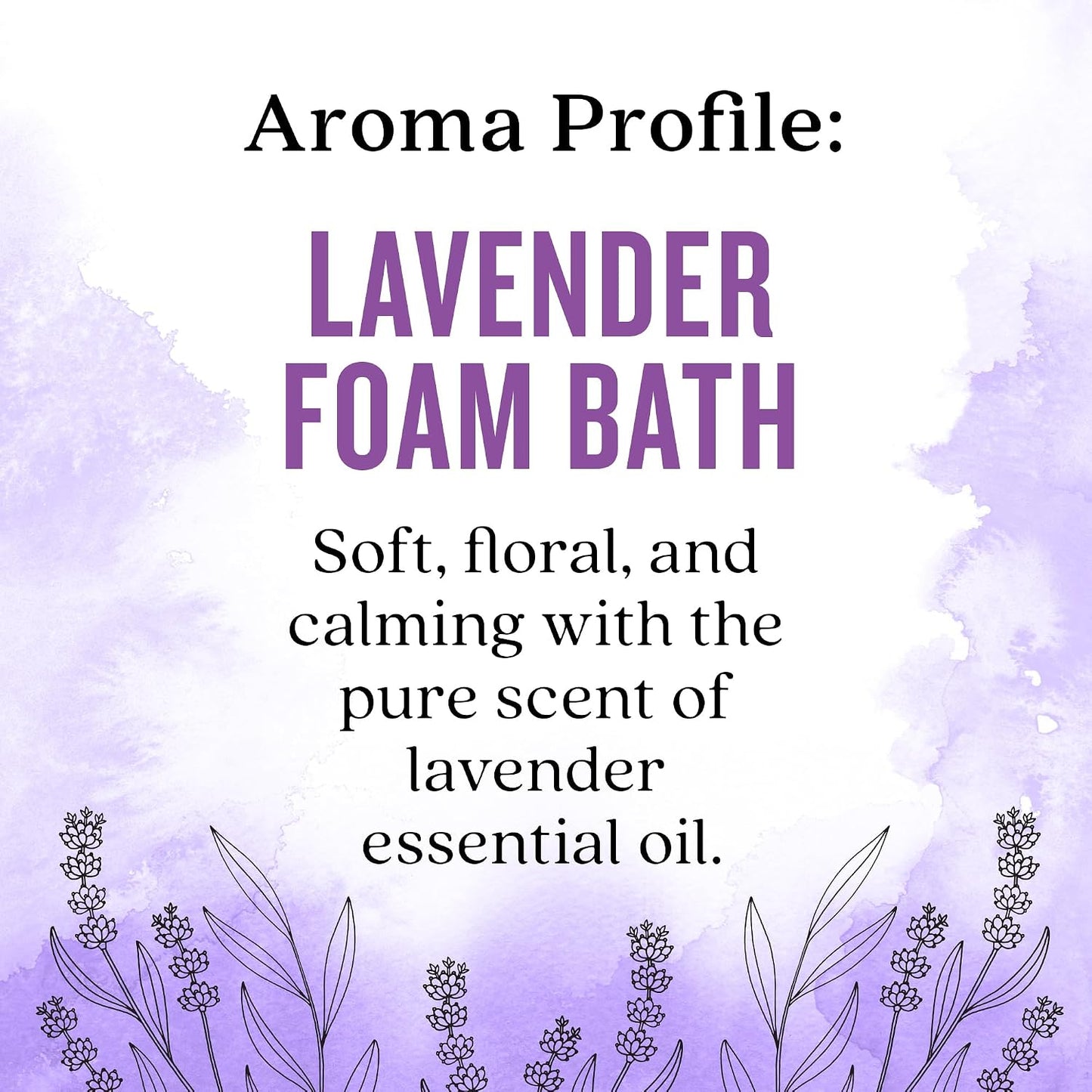 Aura Cacia Calming Lavender Kids Foam Bath, Gentle Relaxing Bubbles with Pure Essential Oils, Bedtime Soothing Formula | 2.5 Ounce (Pack of 1)