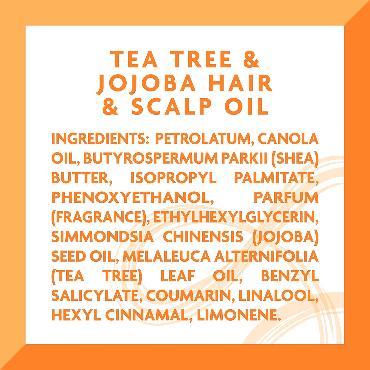 Cantu Tea Tree & Jojoba Hair & Scalp Oil with Shea Butter, 6 fl oz