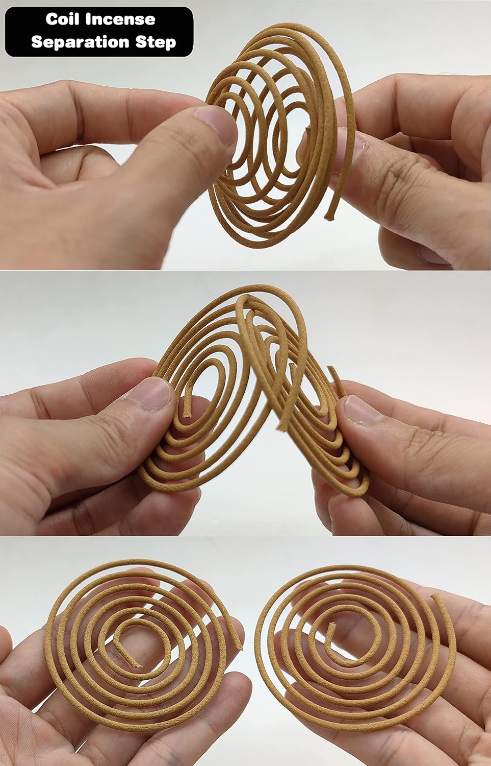Coil Incense,Traditional spiraled,Perfect for Meditation Spaces,Living Rooms,or Any Indoor Area Where You Want to Create a Relaxing Atmosphere. (48Lavender+Ordinary Bamboo Incense Burner)