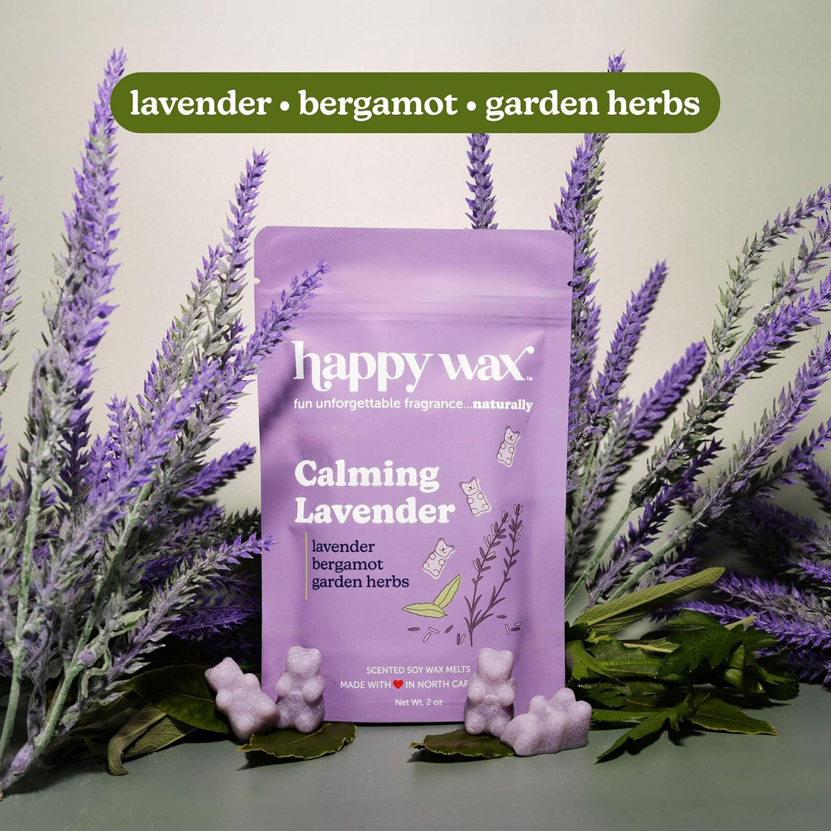 Happy Wax Lavender Lovers Collection: Natural