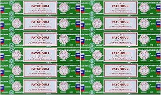 Satya Nag Champa Patchouli Incense Sticks, 12 Count