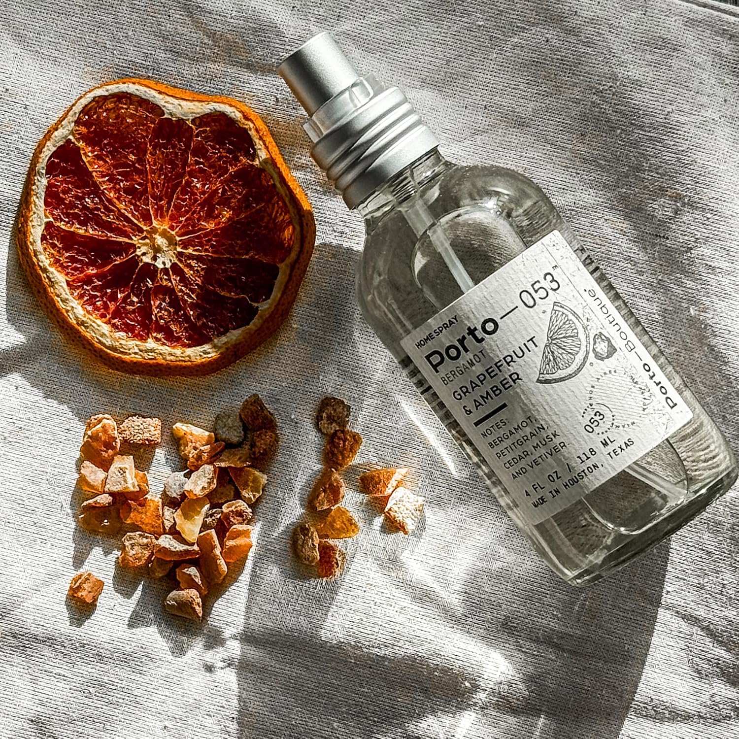 premium room spray – Linen & Fabric Freshener – Amber Glass Bottle, Vegan & Non-Toxic, Handmade in the USA – Cozy Home Fragrance for Bedroom, Bathroom, Office – 4 oz (Jasmine)