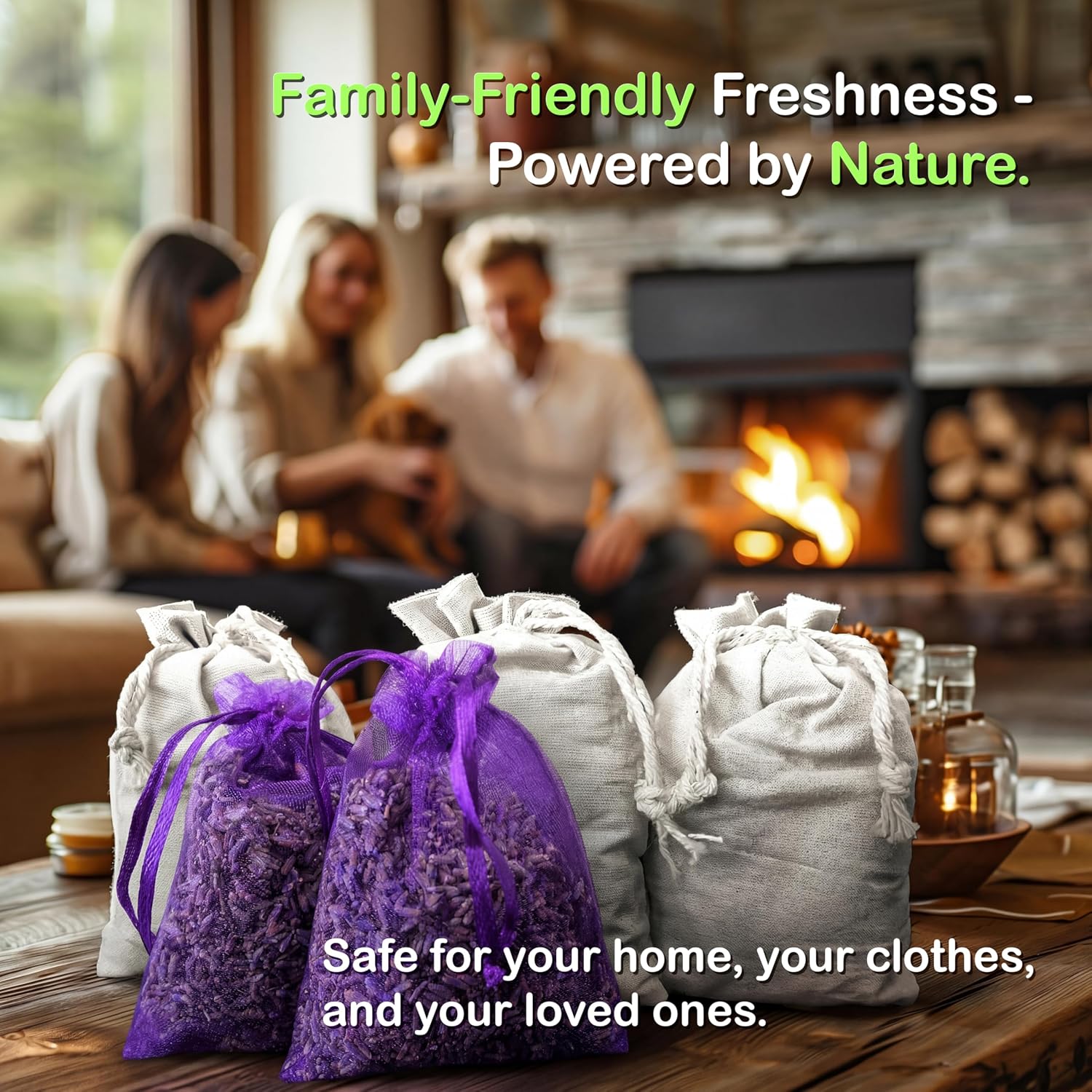 20 Pack Cedar Sachets & Lavender Sachets for Drawers and Closets- Cedar Chips for Clothes Storage- Dried Lavender Sachets for Clothes Storage- Drawer Fresheners for Dresser- Closet Deodorizer