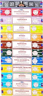 Satya Nag Champa Assorted Top Selling Series 12 Scents Incense Sticks (Set 1, 12 Pieces, 180g)