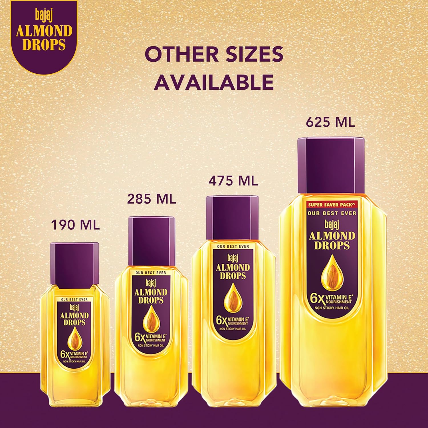 Bajaj Almond Drops Hair Oil- 300 Ml