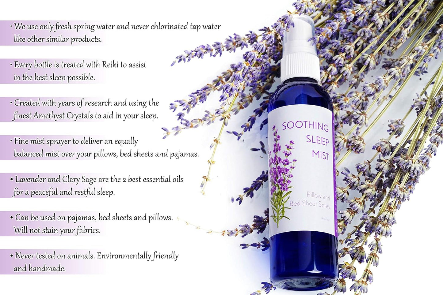 Moonwater Elixirs Soothing Sleep Mist Room Fresheners for Home Long Lasting | Lavender Linen Spray Natural and Relaxing Sleep Aid Mist | Room Sprays for Home, Guest Room Essentials (8 Ounce)