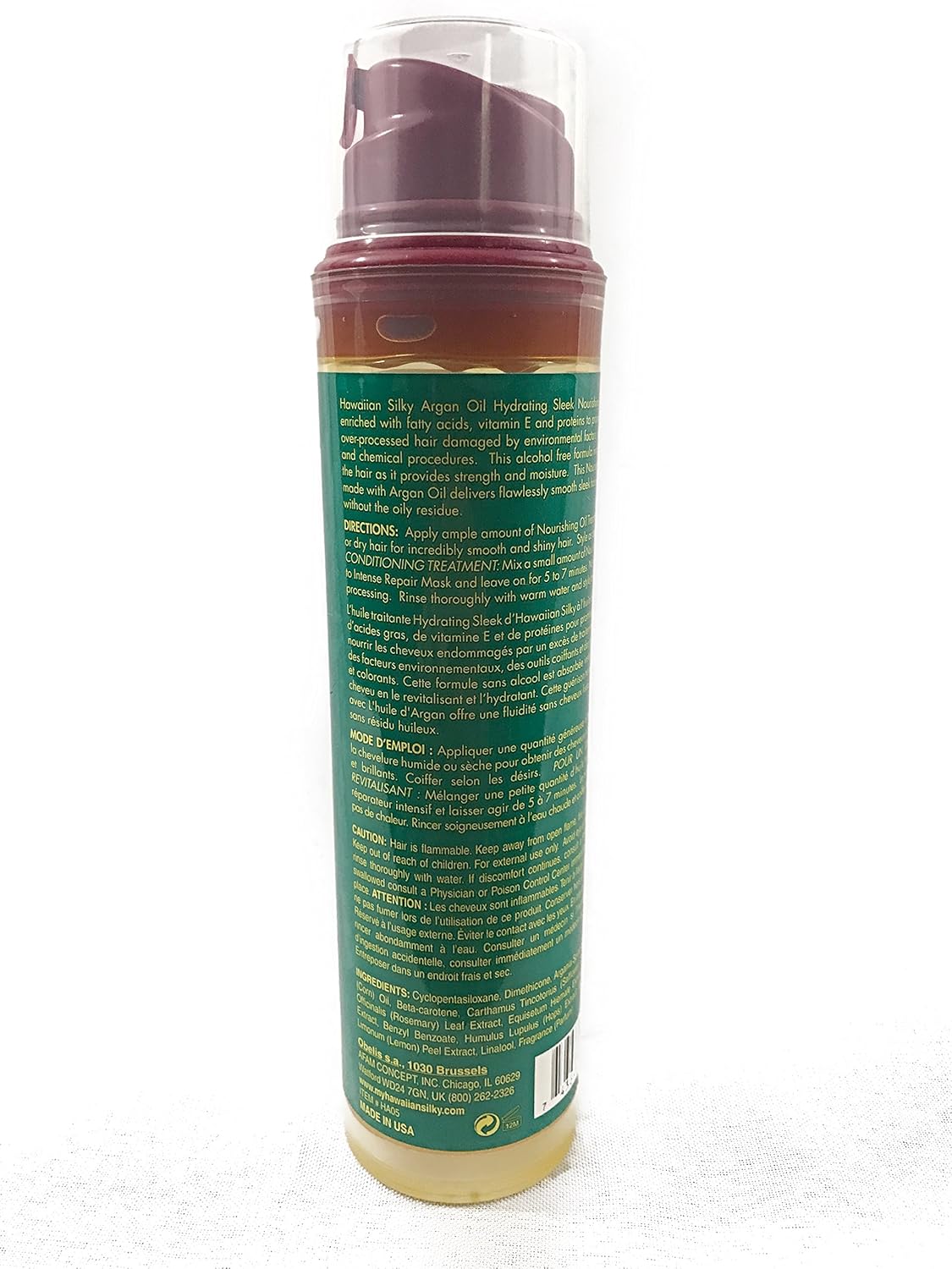 Pure Argan Oil Healing Conditioning Treatment with Fatty Acids, Protein & Vitamin E 6.8 oz - for Dry and Damaged Hair - for Men, Women & Kids of all Hair Types | Strengthen and Moisturize