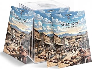 US08-Fort Worth Sandalwood Sachets for Drawers, Closets & Cars, 12 Pack | Car Air Freshener sachets with Fort Worth Sandalwood scent. Freshens closets, drawers, cars and small spaces.