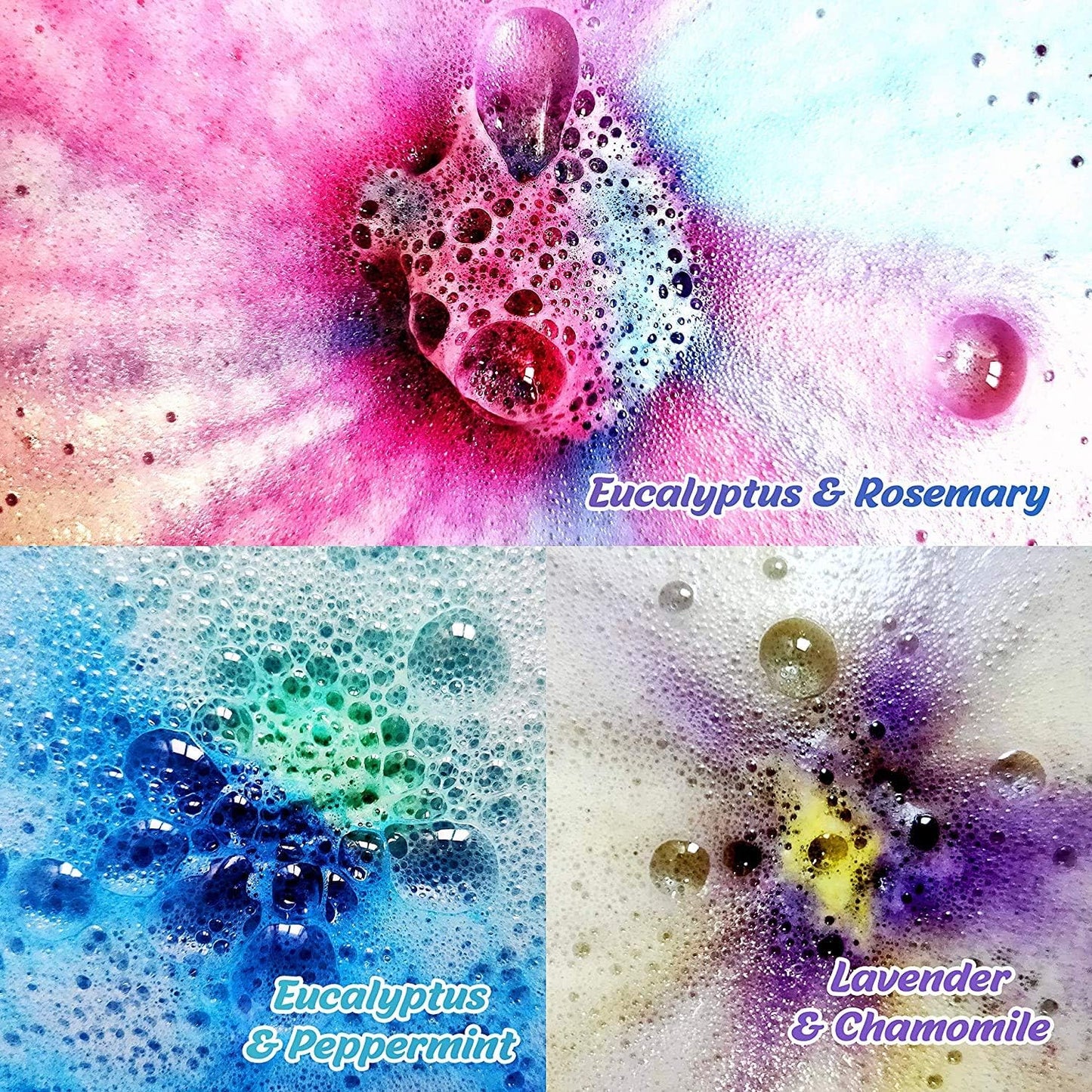 Aromatherapy Bath Bombs Set for Women & Men! Healing Essential Oil Bath Bombs Gift Box with 18 Large Natural Moisturizing Bath Bombs. Bulk Wrapped Bath Bombs Gift Set for Dry Skin