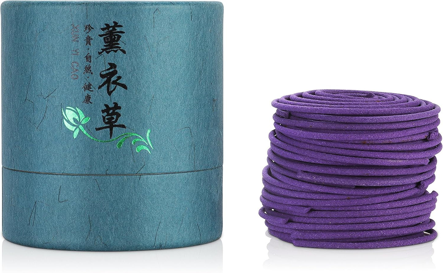 Miupoo Fragran Coil Incense for Incense Burner Small Siral Lavender