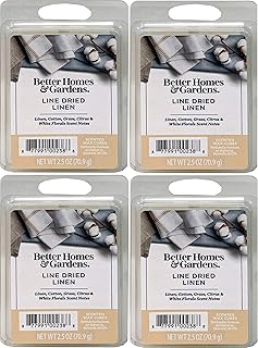 Better Homes and Gardens Line Dried Linen Scented Wax Cubes - 4-Pack