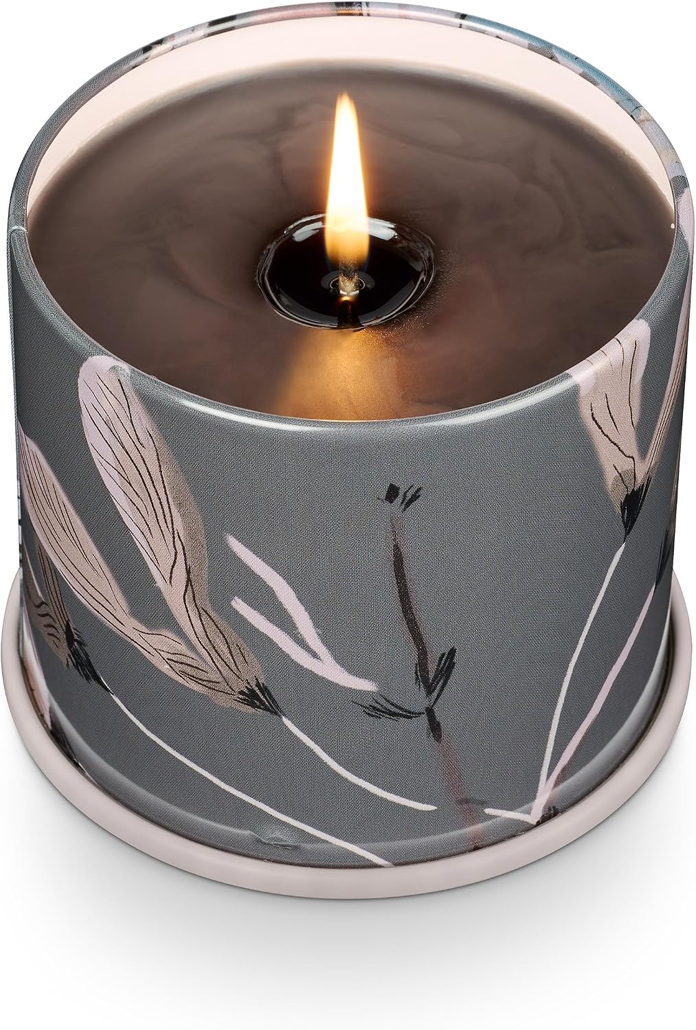 Illume, Candle Tin Woodfire Vanity 11.9 Ounce