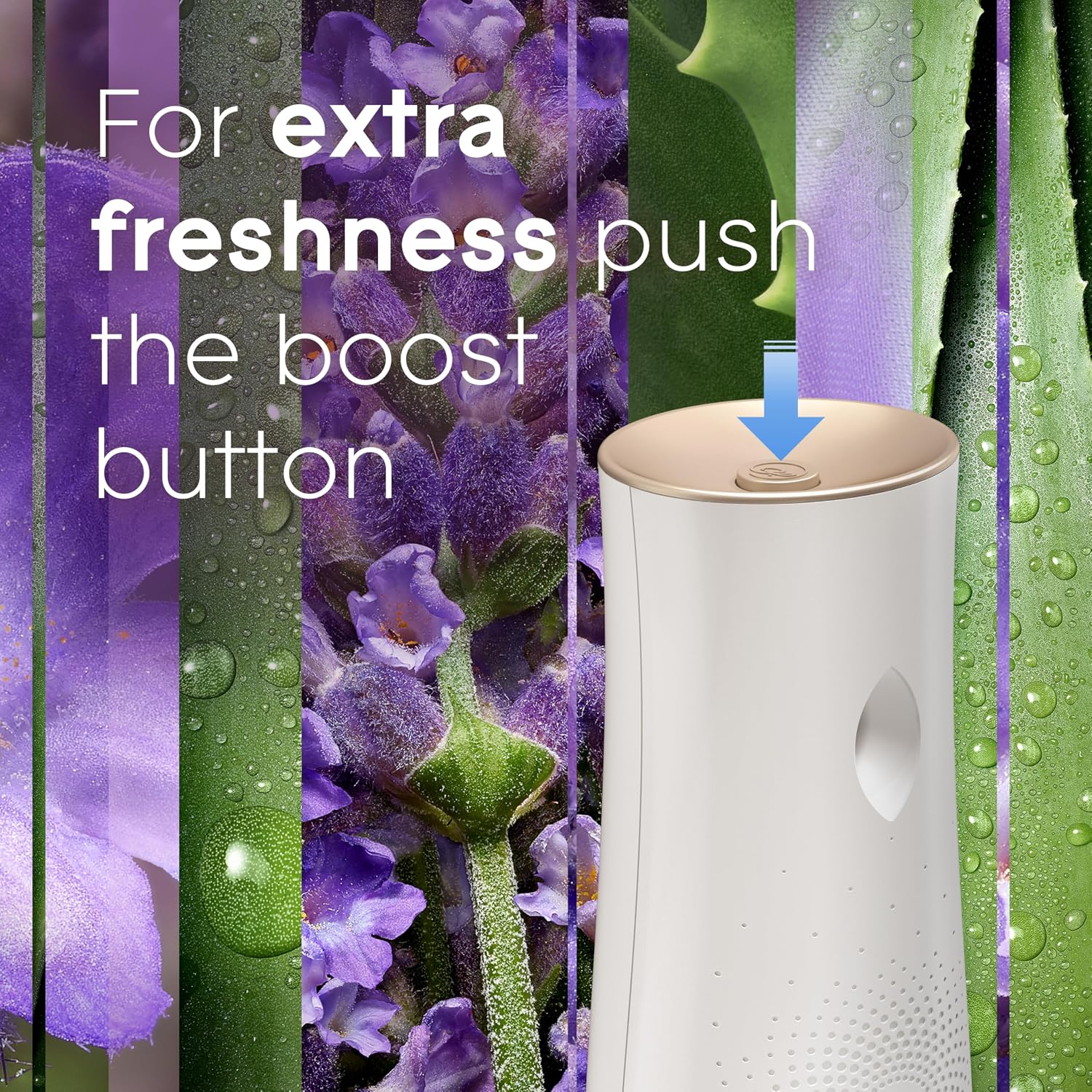 Glade Automatic Spray Refill, Air Freshener for Home and Bathroom, Tranquil Lavender & Aloe, 6.2 Oz