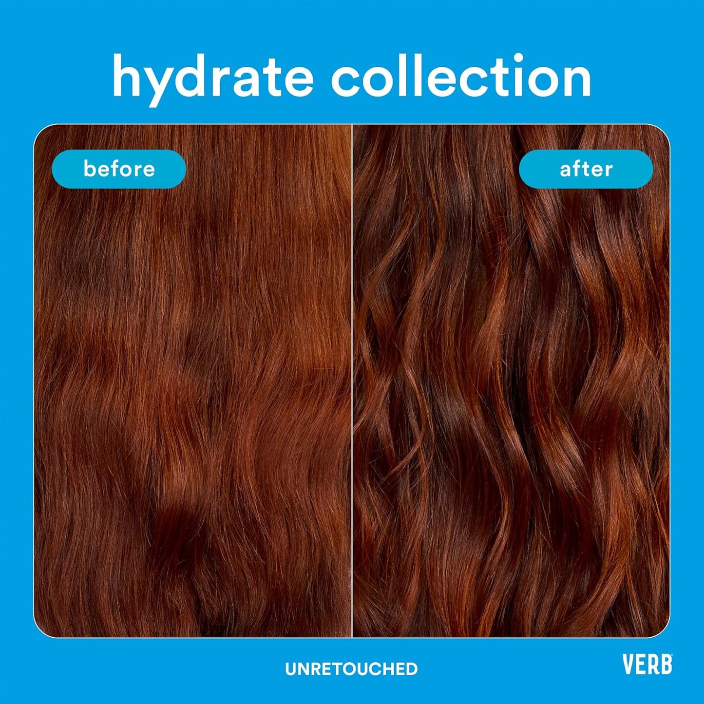 VERB Hydrate Oil - Add Moisture -Increases Shine - Smooth Frizz - Heat Protection for Dry + Frizzy Hair - Amber + Warm Jasmine Scent