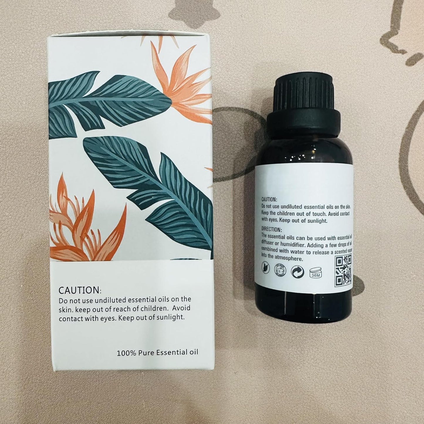 Lavender Essential Oil (30ML), 100% Pure Natural Organic Lavender Oil for Diffuser, Massage, Skin Care, Yoga