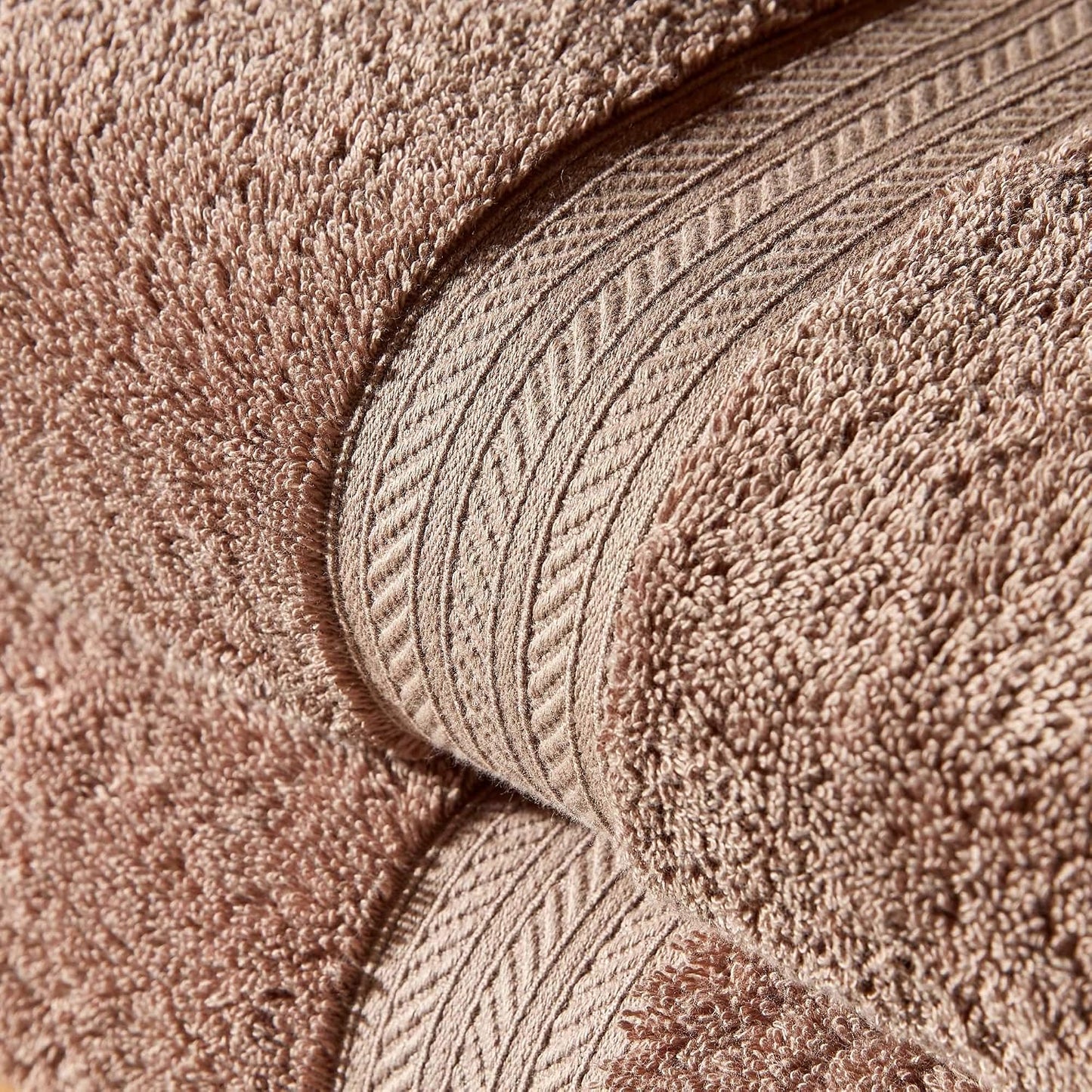 Christy Renaissance 6 Piece Towel Set | Mink Brown | 100% Egyptian Cotton | Luxuriously Soft and Super Absorbent | 675 GSM | 2 Bath Towels 2 Hand Towels 2 Face Cloths