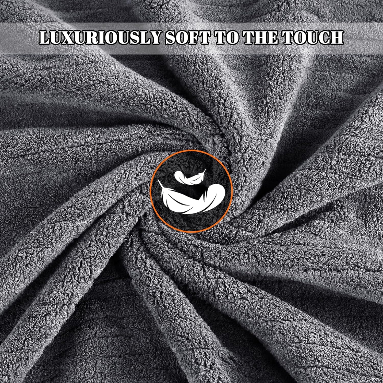 Bath Towels Set of 4 Extra Large 35 x 70 Inches,Luxury Thick High Absorbent Quick Dry Bath Sheet,Ultra Soft Microfiber,Bathroom,Beach,Yoga,Sport,SPA (Grey)