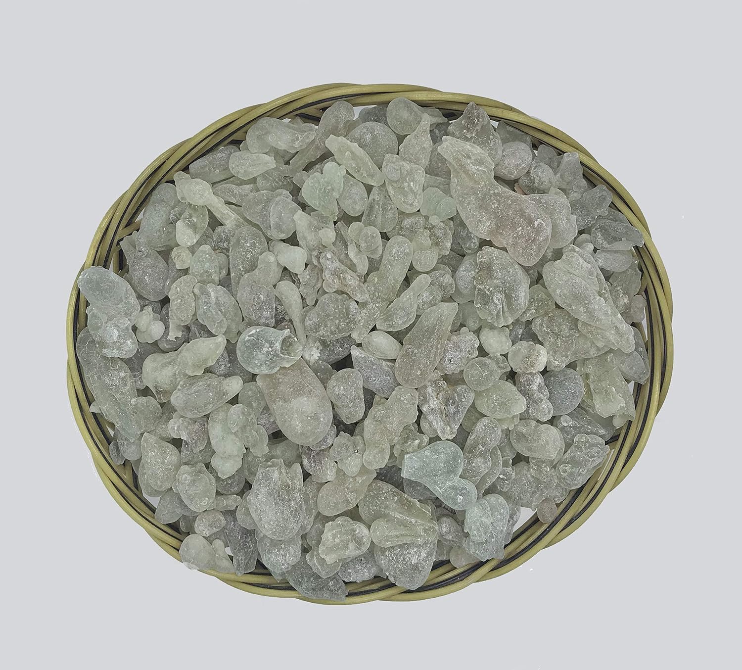 Royal Green Frankincense Hojari from Oman Boswellia Sacra Pure Incense Chruch Incense Olibanum luban (1 oz)