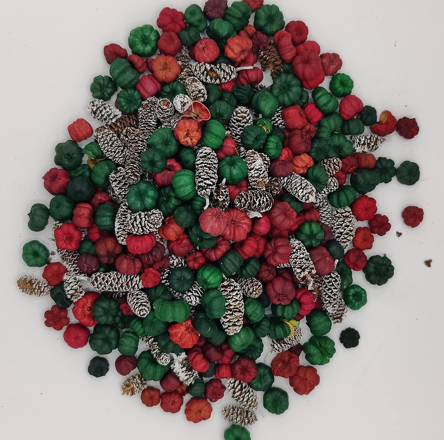 On The Bright Side Mini Putka and Frosted Birch Blend, Good for Christmas Potpourri and Bowl Fillers 4 Heaping Cups, (OTBSRPP35)