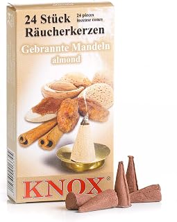 Knox Almond Scented Incense Cones Pack of 24