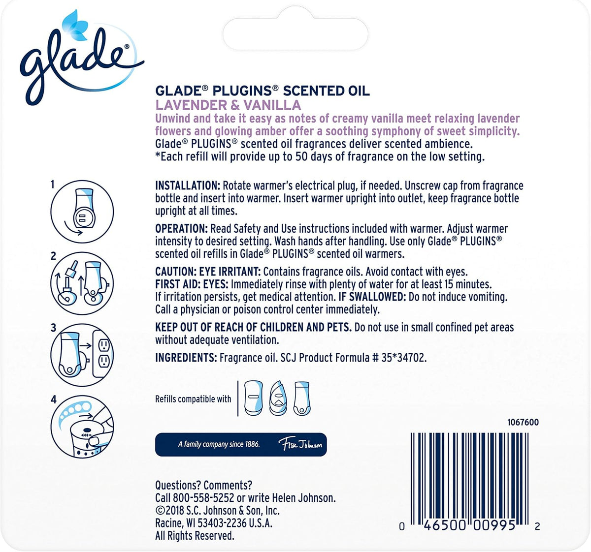 Glade PlugIns Air Freshener Refills