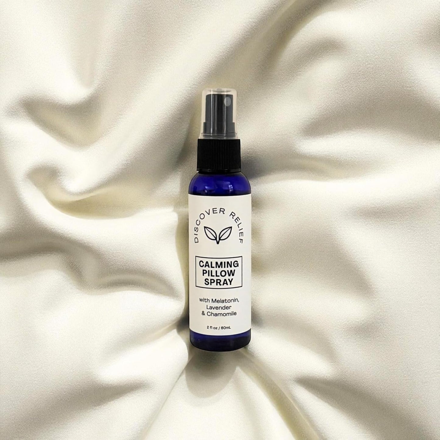 Natural Sleep Pillow Spray with Melatonin, Lavender & Chamomile, 2 fl oz, Aromatherapy Mist for Relaxation and Restful Sleep