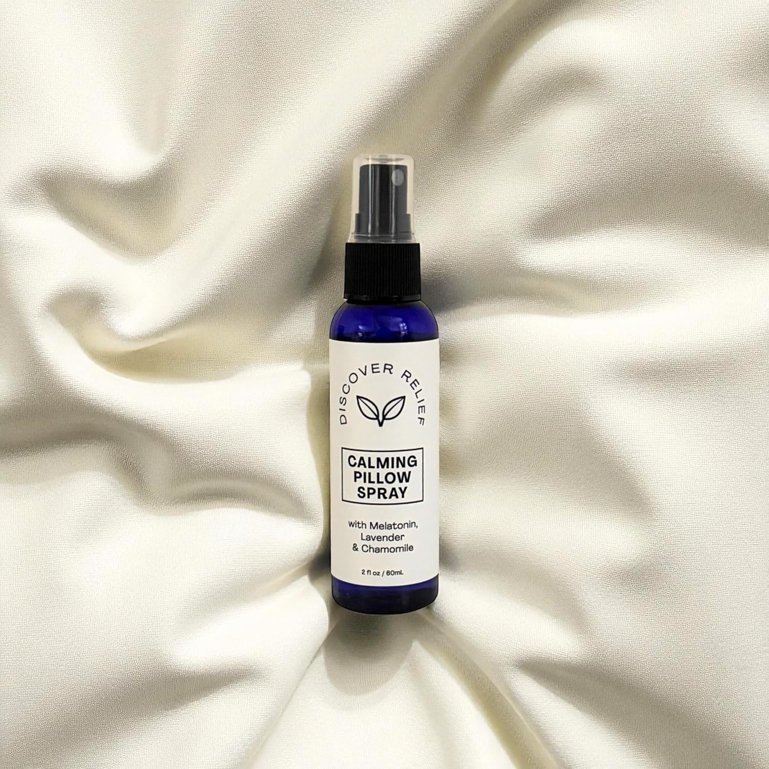 Natural Sleep Pillow Spray with Melatonin, Lavender & Chamomile, 2 fl oz, Aromatherapy Mist for Relaxation and Restful Sleep