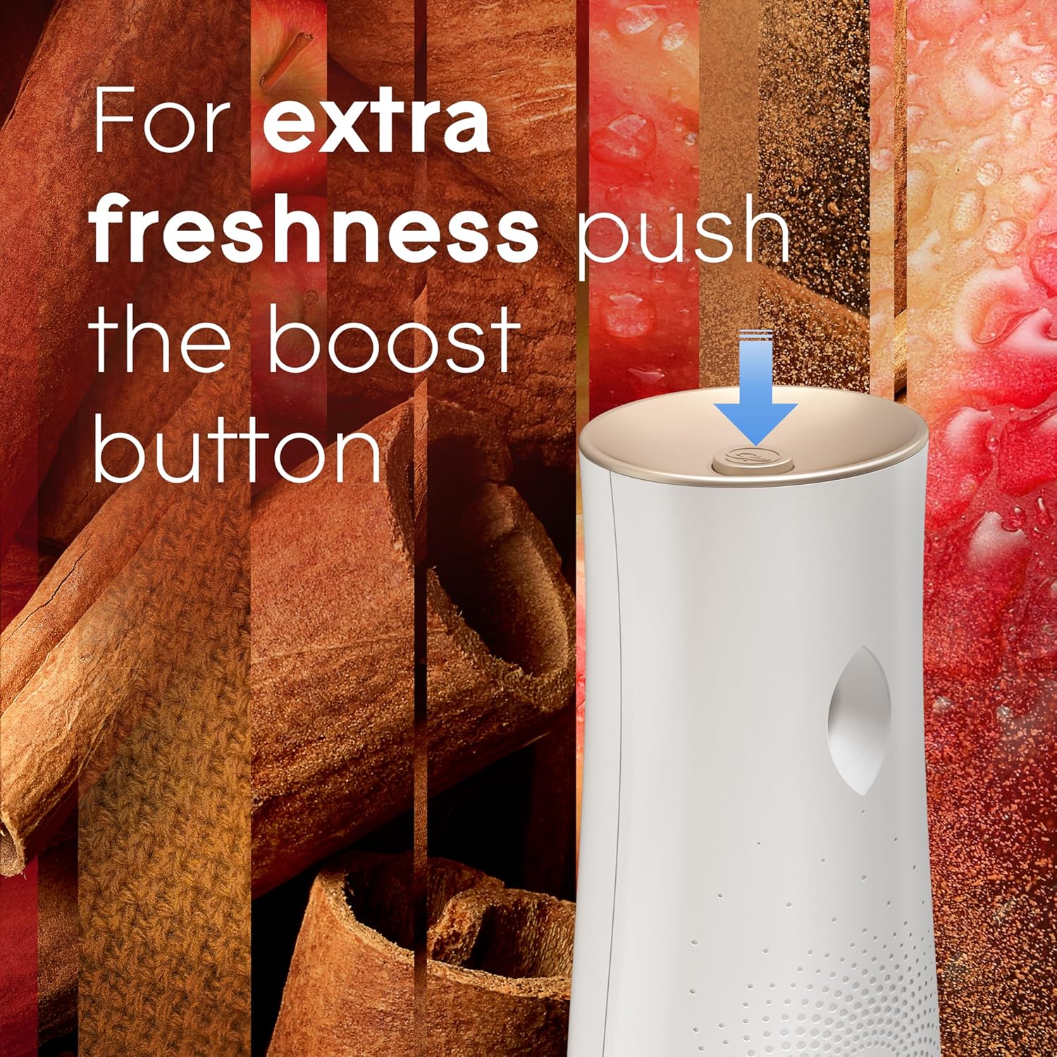 Glade Automatic Spray Refill, Air Freshener for Home and Bathroom, Apple Cinnamon, 6.2 Oz