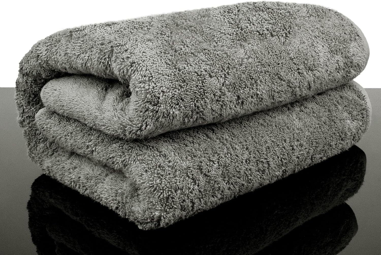BC Bare Cotton Luxury Hotel & Spa Towel Turkish Cotton Oversized Bath Sheets - Gray - (40x80 inches, Set of 1)