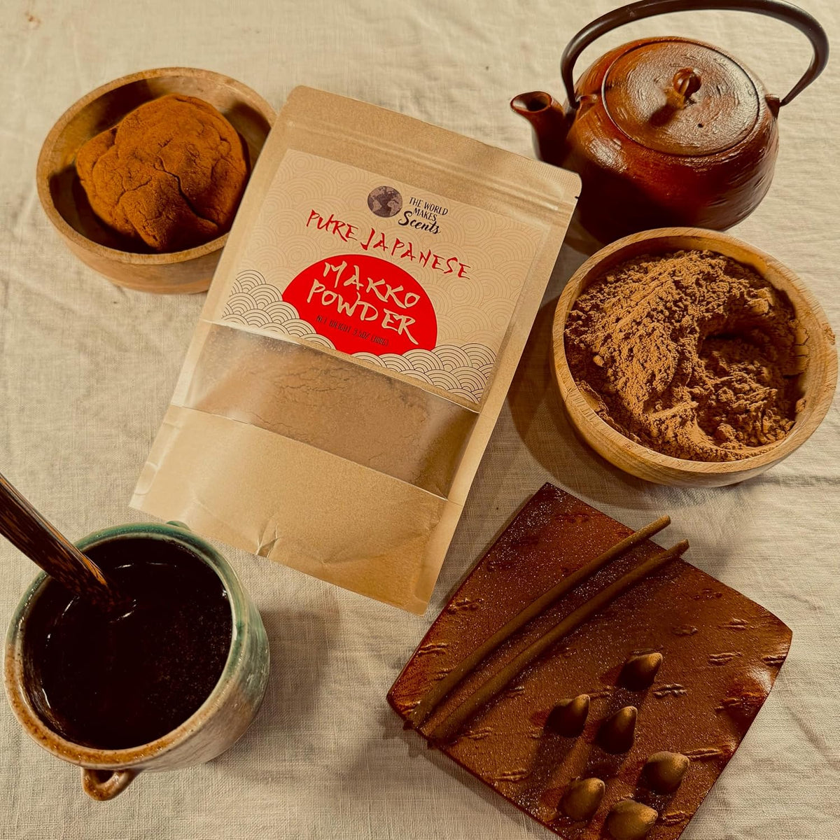 Japanese Makko Powder for Incense Making