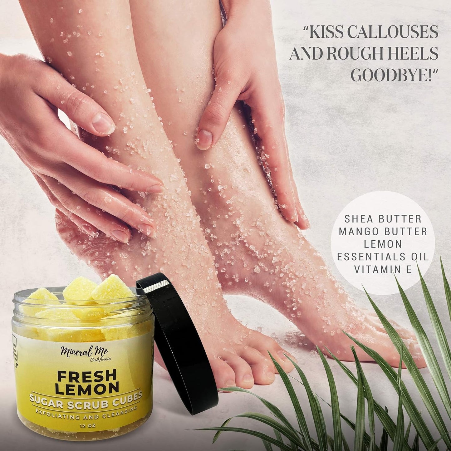 Shower Bombs Aromatherapy - Shower Steamers Vapor Tablets with Natural Essential Oils. Spa Shower, Body Scrub Exfoliator - 12oz Fresh Lemon Sugar Scrub Cubes w/Mango Butter & Shea Butter