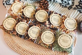 Winter Simmering Potpourri Kit – 10 Mini Bags of All-Natural Stove Top Scent Mix, Dried Fruit & Spice Blends for Cozy Home Fragrance, Set for Christmas, Mother’s Day & Housewarming
