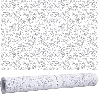 Gersoniel 10 Sheets Drawer Liners for Dresser Scented Drawer Liners Non Adhesive Scented Paper for Fragrant Home Shelf Closet(Lavender,Novel Style)