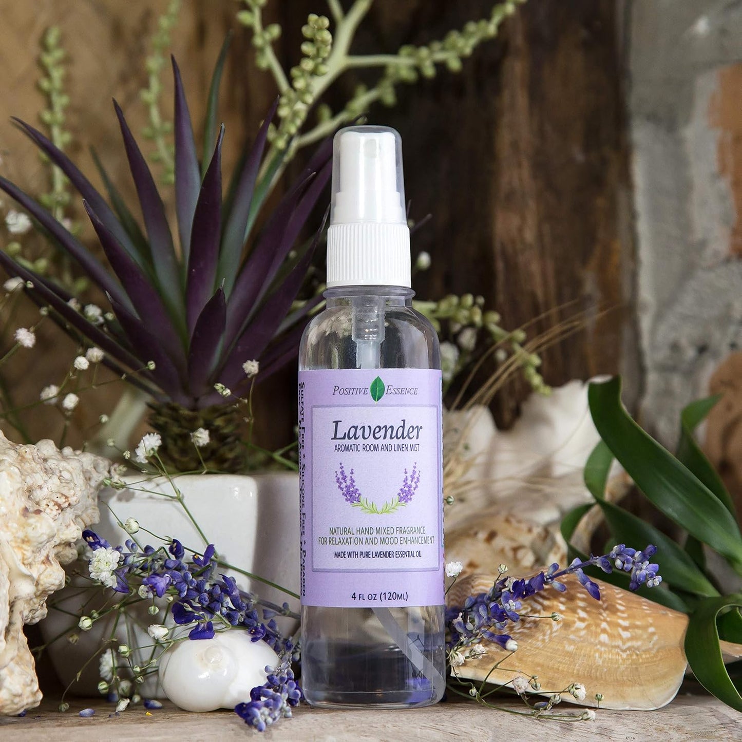 Lavender Room and Pillow Spray, Natural Aromatherapy Sleep Spray with Lavender Essential Oil for Relaxation, Fabric & Bedding Mist, Non-Aerosol Odor Neutralizer