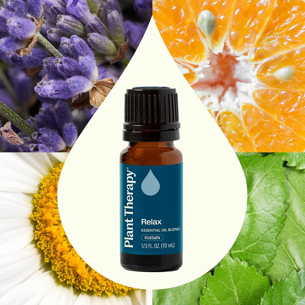 Plant Therapy Relax Essential Oil Blend 10 mL (1/3 oz)