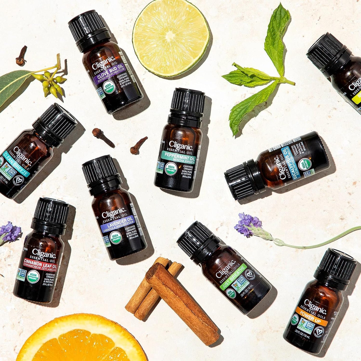 Cliganic in the Wild Essential Oil Blend - Organic, Natural Aromatherapy Oil for Diffuser Steam Distilled | Non-GMO Verified