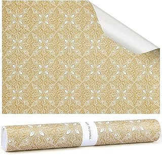 Geosar 10 Sheets Drawer Liners for Dresser Scented Drawer Liners Drawer Paper Liner Non Adhesive Scented Liners for Drawers Fragrant Drawer Liners for Home Shelf Closet (Retro)