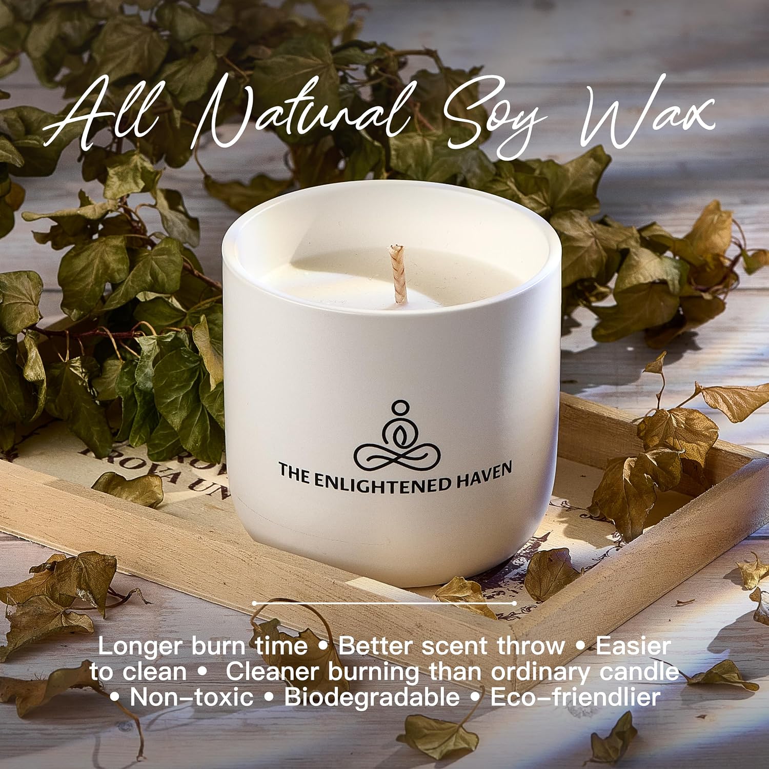 Sympathy Candle for Loss of Loved One - Those We Love Memorial Gifts in White Ceramic Jar - 40 Hour Natural Soy Wax Remembrance Candle - Gardenia Scented Bereavement, Grief & Condolence Present