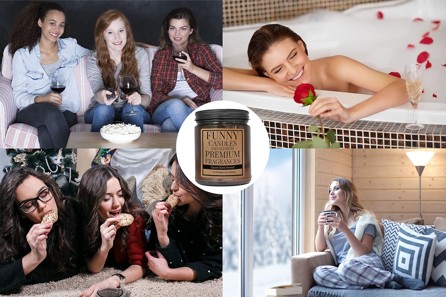 House Warming Gifts New Home Women Men Couple 2025 - Thanks for Being an Awesome Neighbor, Funny Housewarming Present Ideas, Apartment Decor, Candles for Friend, Hostess 100% Soy Wax, Made in USA