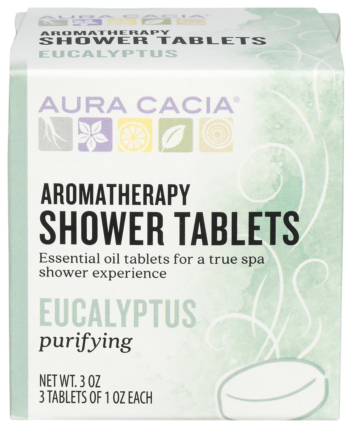 Aura Cacia Purifying Shower Tablets, 3 OZ