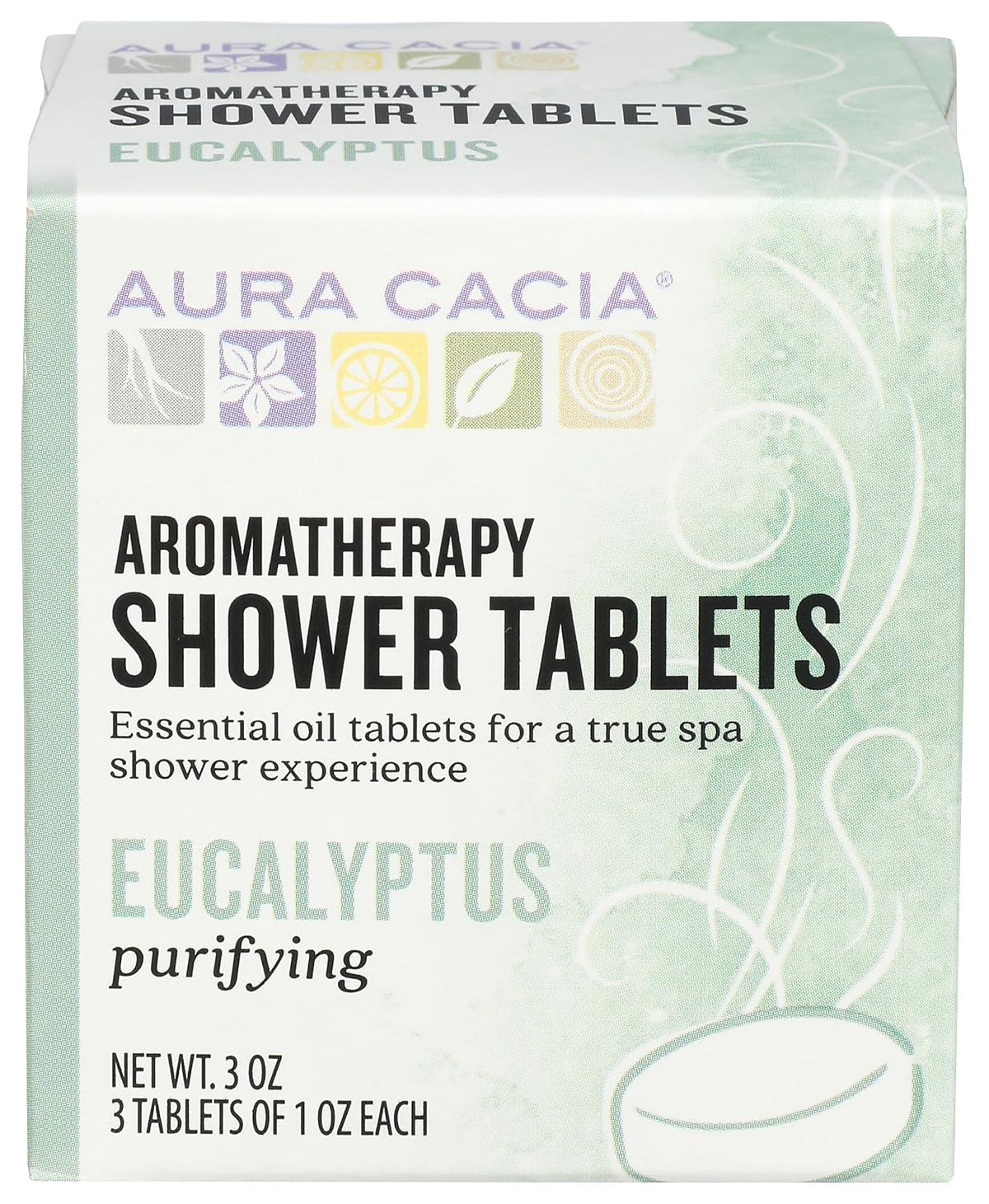 Aura Cacia, Shower Tabs Eucalyptus, 1 Ounce, 3 Pack