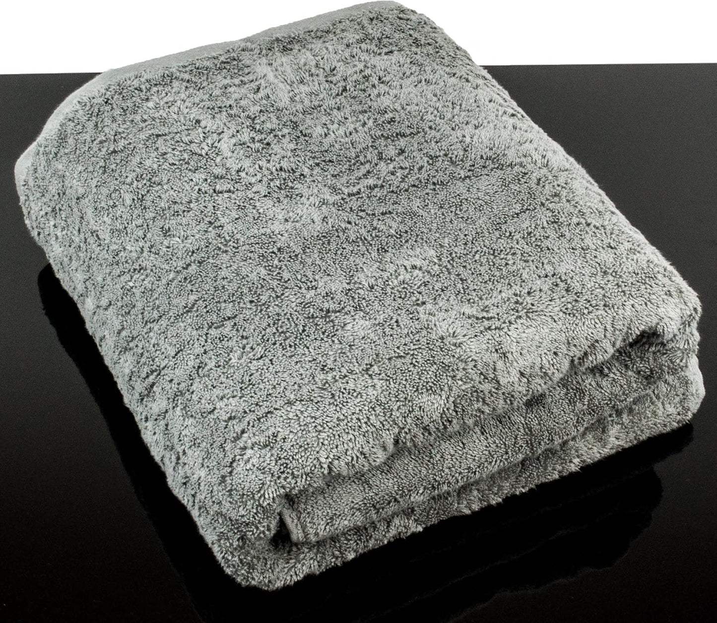 BC Bare Cotton Luxury Hotel & Spa Towel Turkish Cotton Oversized Bath Sheets - Gray - (40x80 inches, Set of 1)