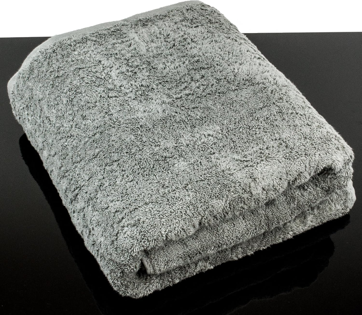 BC Bare Cotton Luxury Hotel & Spa Towel Turkish Cotton Oversized Bath Sheets - Gray - (40x80 inches, Set of 1)