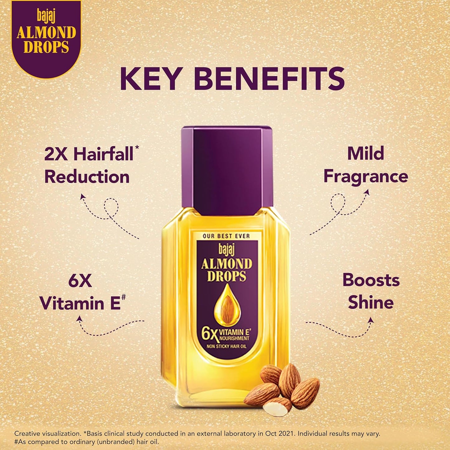 Bajaj Almond Drops Hair Oil- 300 Ml
