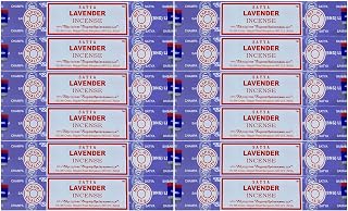 Satya Nag Champa Lavender Incense Sticks, 12 Count