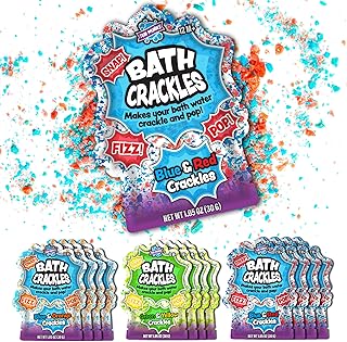 Tub Works® Bath Crackles Bath Toy, Variety 12 Pack | Nontoxic & Fragrance-Free | Makes Bath Water Crackle & Pop for a Unique Kids Bath | Swirl Water for Fizzy Fun | Sensory Kids & Toddler Bath Toys