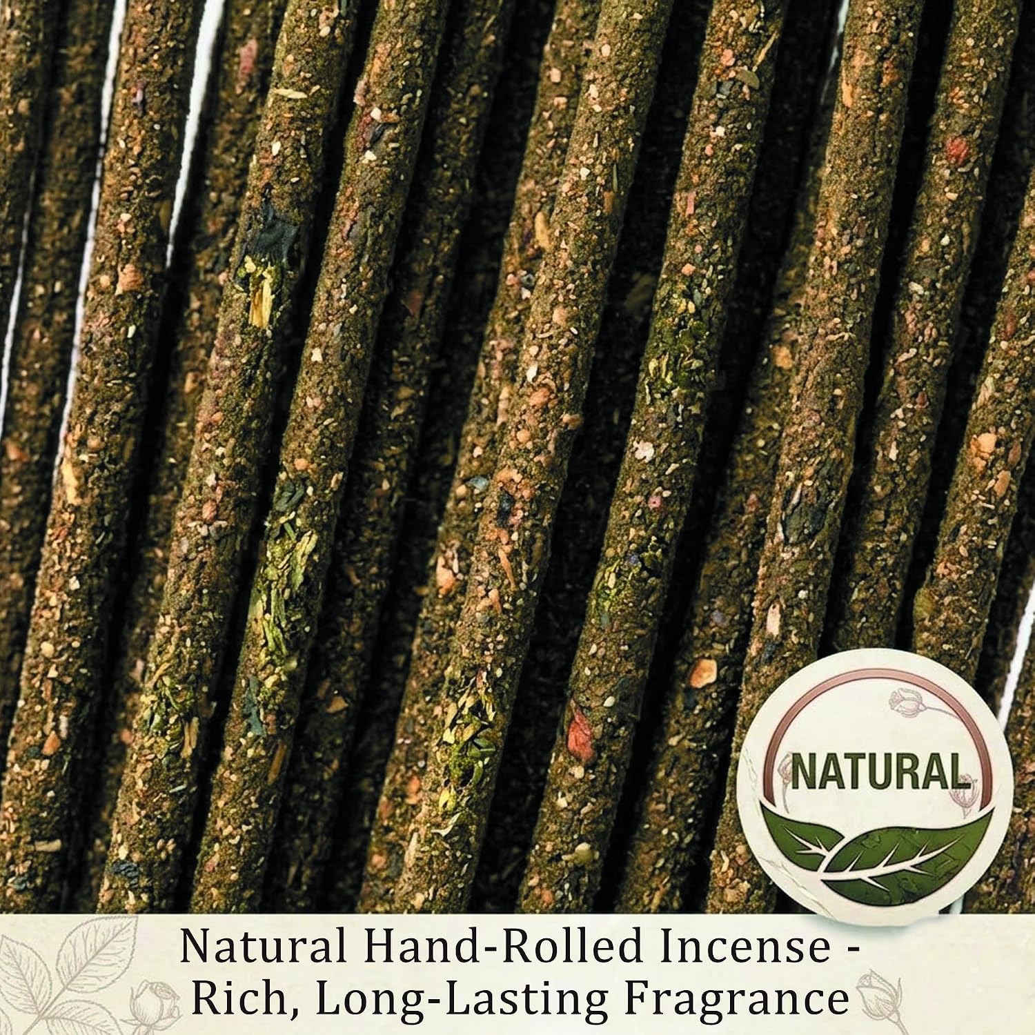 Oolong Tea Incense Sticks - Fresh Tea Aroma for Focus & Refreshment - 42 Sticks, 20cm, 35 Min Burn Time - Natural Home Fragrance for Study, Work, Meditation
