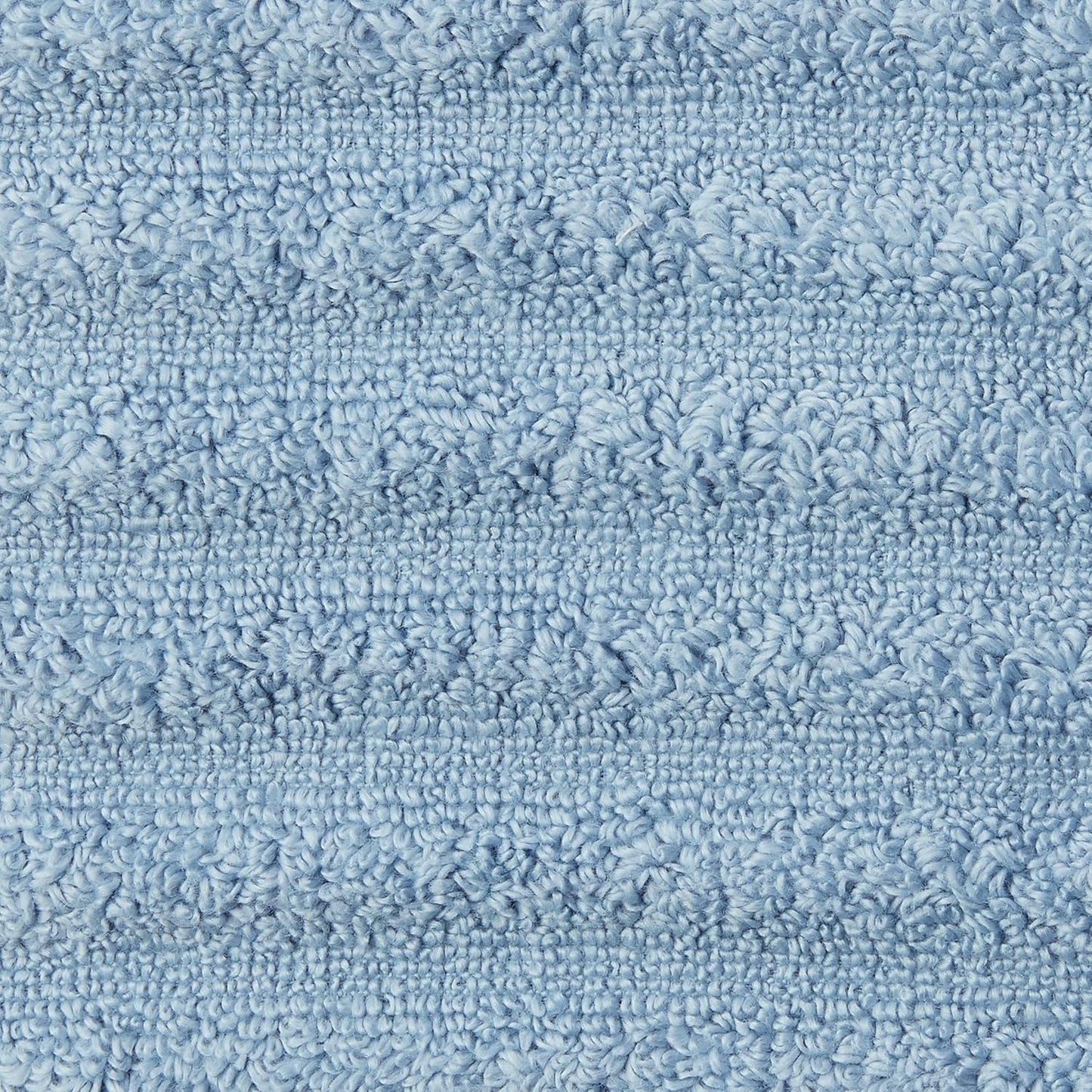Luxury Spa Collection | 6-Piece Ultra Soft Quick-Dry 550GSM 100% Combed Cotton Wavy Towel Set by Amrapur Overseas [Spa Blue]