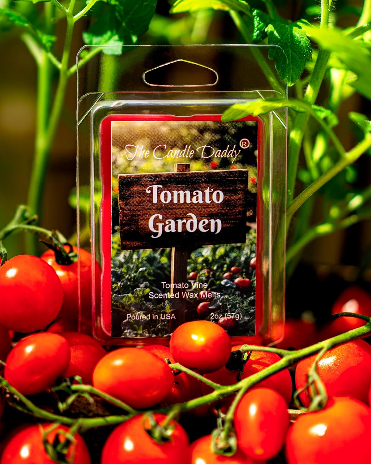 Tomato Garden - Tomato Vine Maximum Scented Wax Melt - 1 Pack - 2 Ounces - 6 Cubes